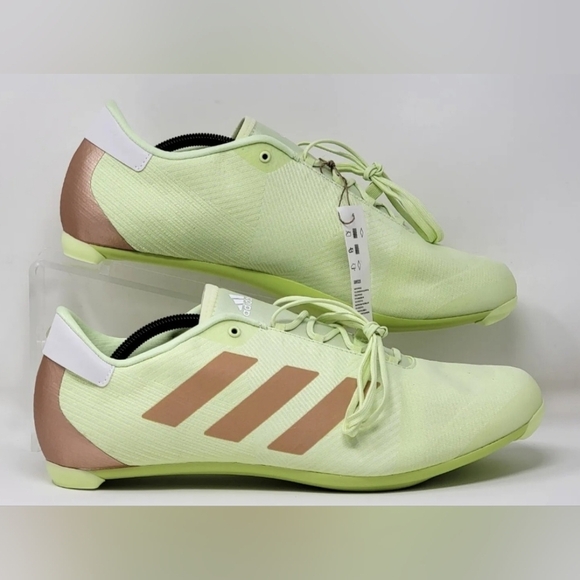 Adidas The Road Cycling Shoes Unisex Lime Pulse Green Gold Unisex Size Multi New - Picture 1 of 9